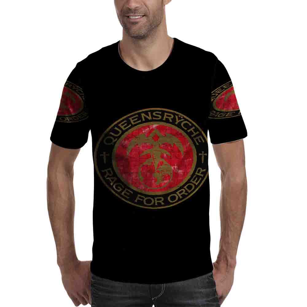 Queensryche Rage For Order Kaos Fullprint Bahan Polyester