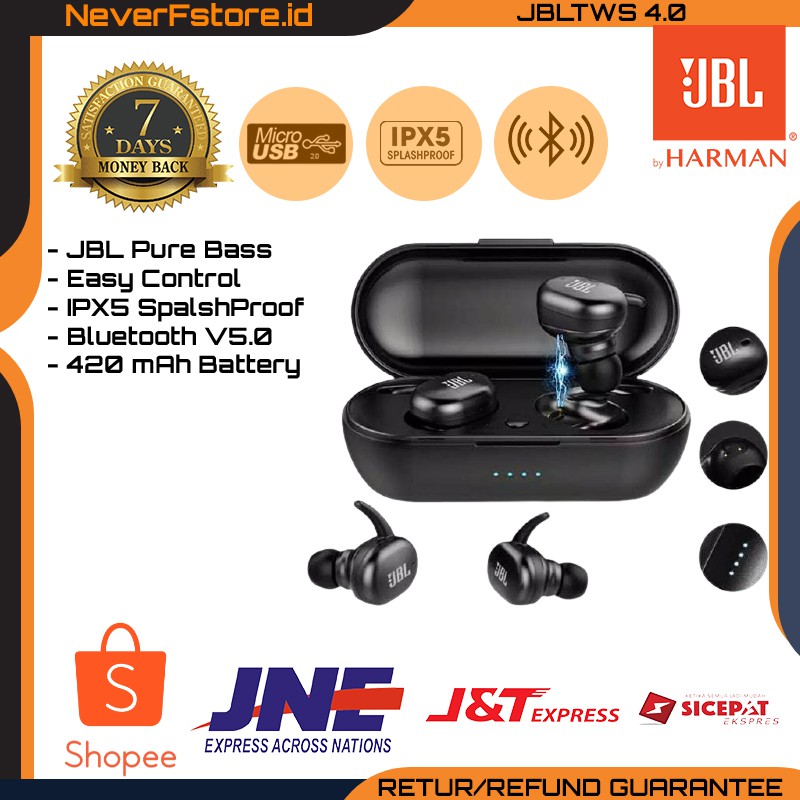 HEADSET BLUETOOTH WIRELESS JBL 4.0 - BERGARANSI