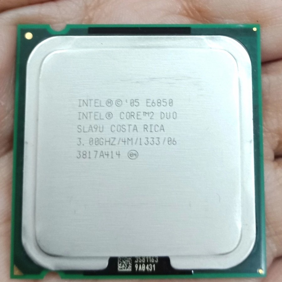 processor intel core 2 duo E6850/E6750/6550 socket lga 775