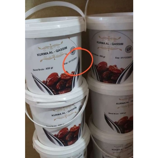 

kurma Al Qassim 850gr