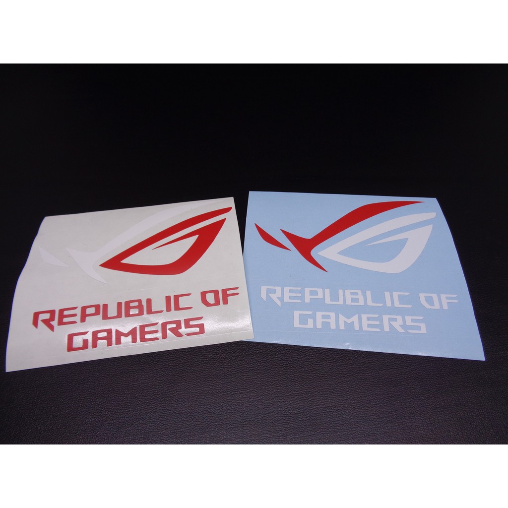 

Stiker Cutting Republic of Gamers ROG