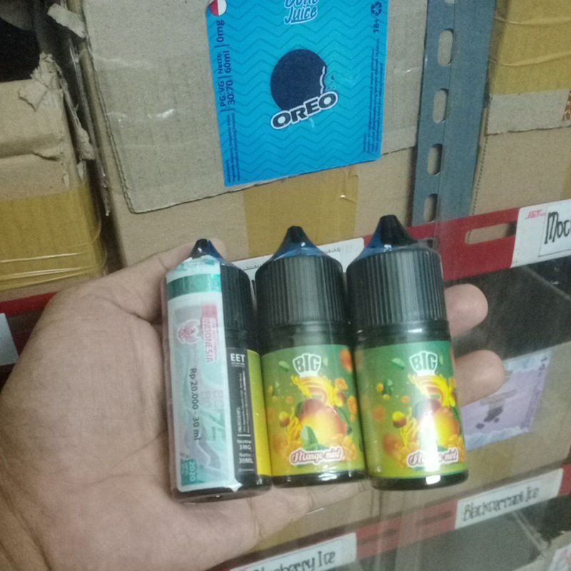 LIQUIDs Nic 3mg Mango Mint Cukai Freebase 30ml