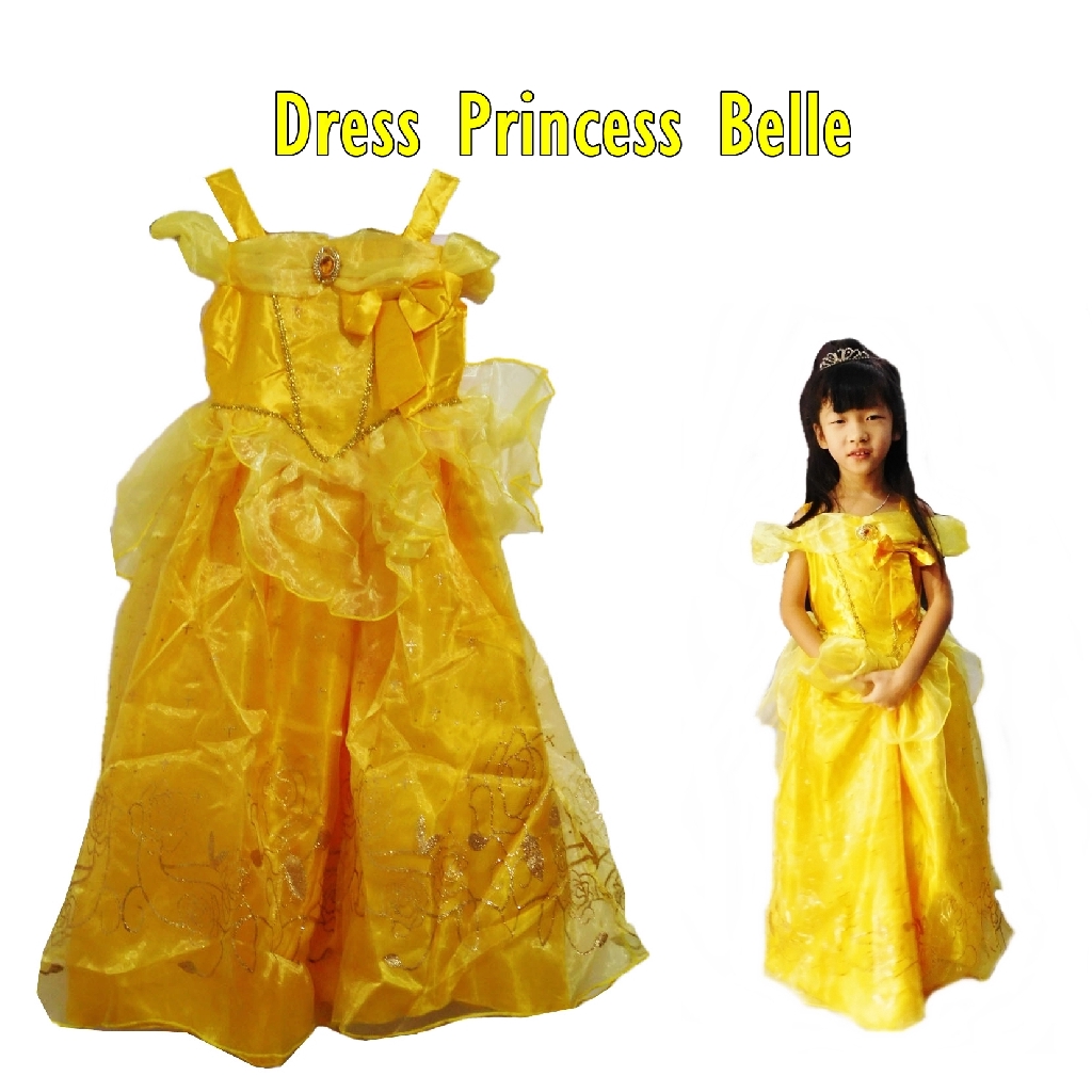 COSTUM PRINCESS BELLE YELOOW