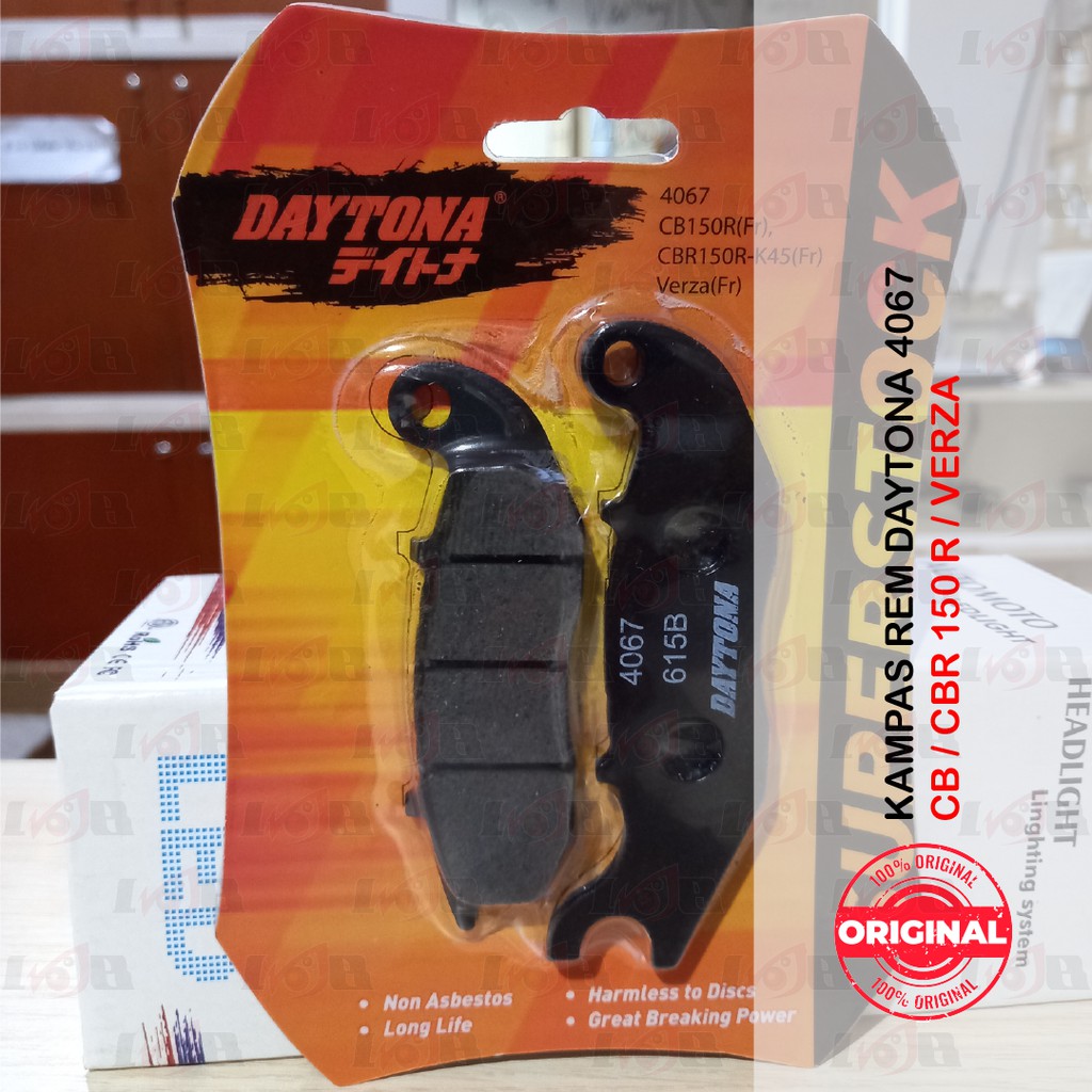 Disc Pad 4067 Daytona Tiger Revo Megapro New Versa CB150R Kampas Rem Cakram Depan Brake Shoe