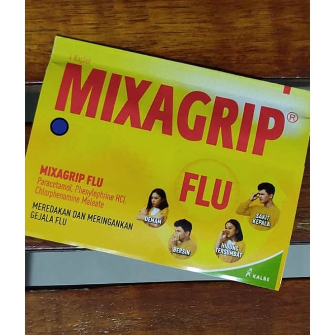 Mixagrip Flu 4 Tablet / Mengobati gejala flu