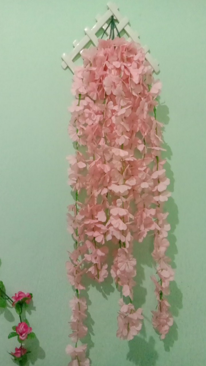 Daun Rambat Asmara Pink Home Dekorasi Shabby