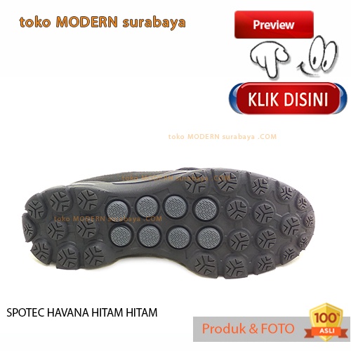 SPOTEC HAVANA HITAM HITAM sepatu pria sepatu casual slip on