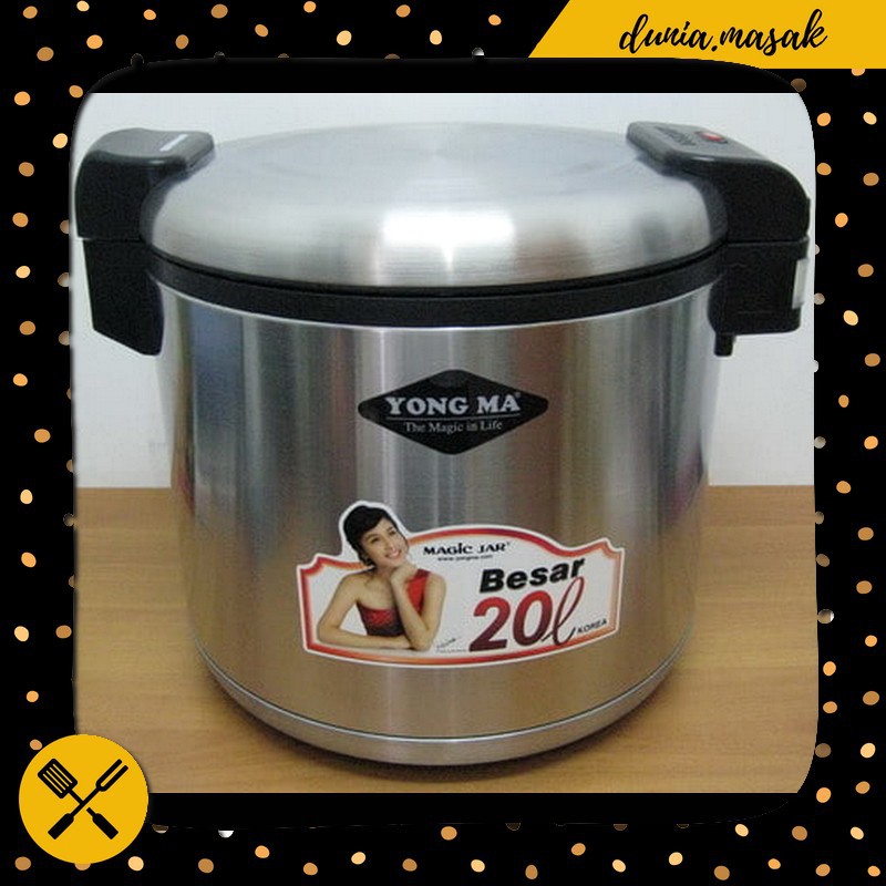 Penghangat Nasi 20 Liter Rice Warmer Magic Jar Yongma Mj 20000  Unik Murah Berkualitas