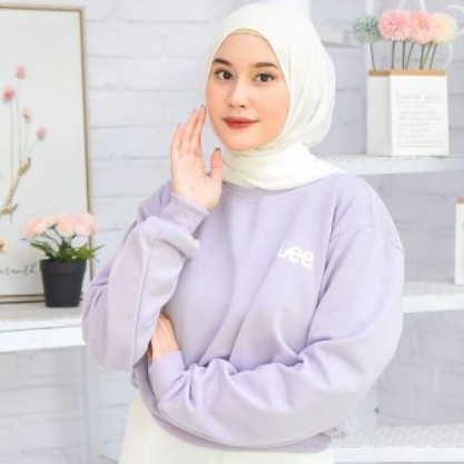 crop sweater premium murah / SWEATER LEE CROP