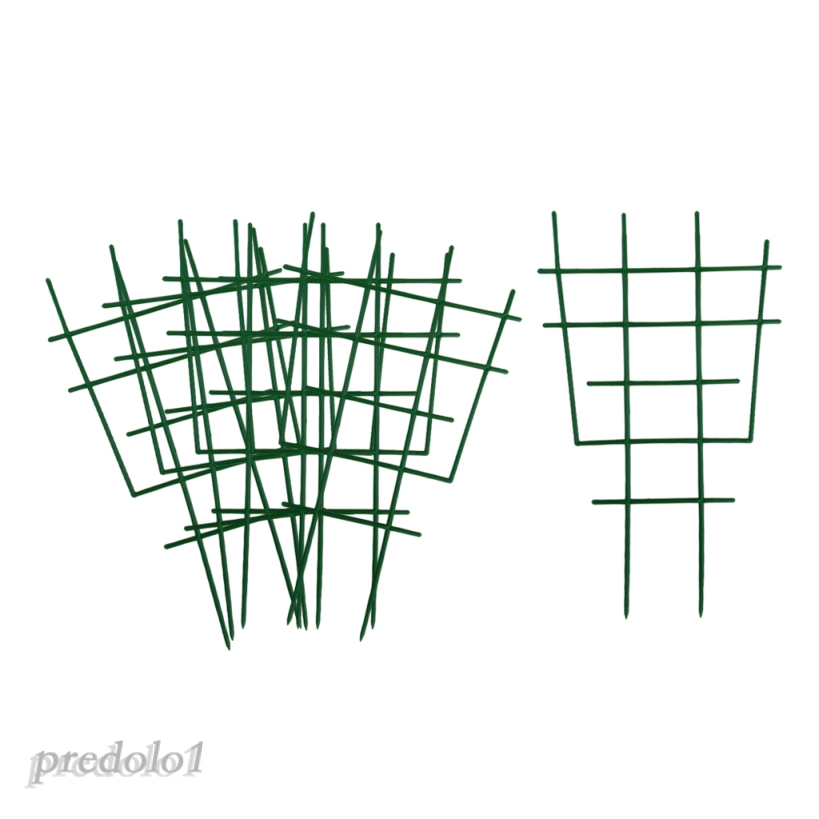 12pcs Trellis Penyangga Tanaman Rambat Mini Tahan Lama Untuk Taman Diy