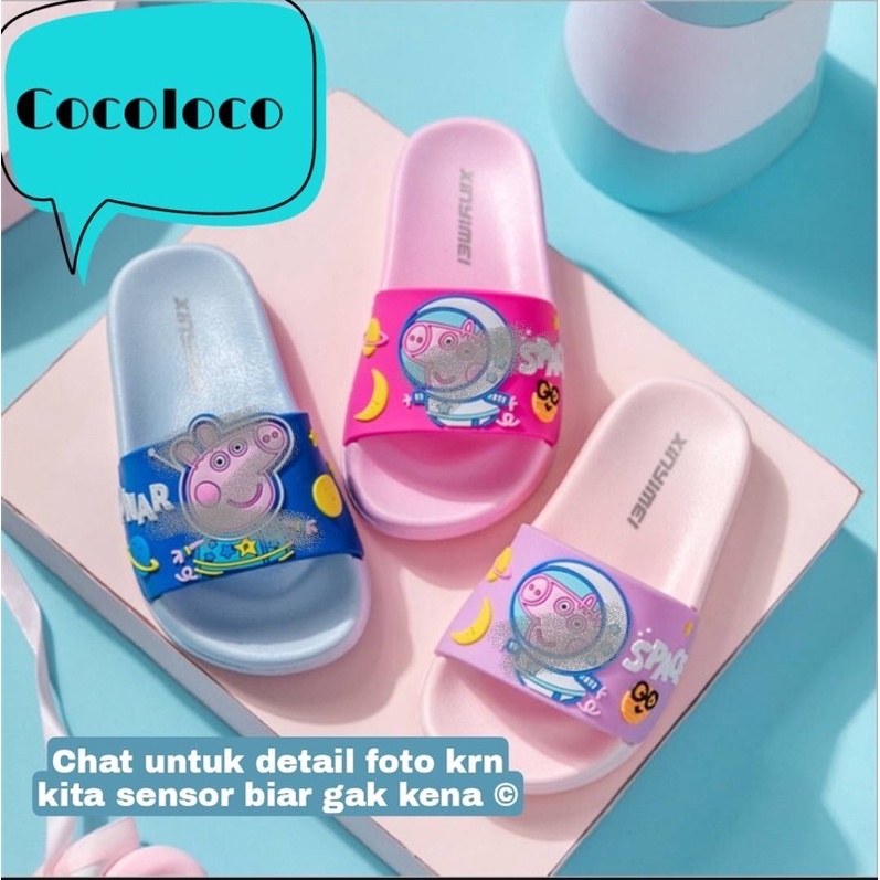 Sandal Sepatu *Peppa *Peppapig* Kid Shoes