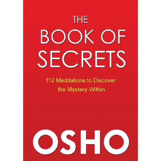 buku Osho - The Book of Secrets_ 112 Meditations to Discover - Hardcover