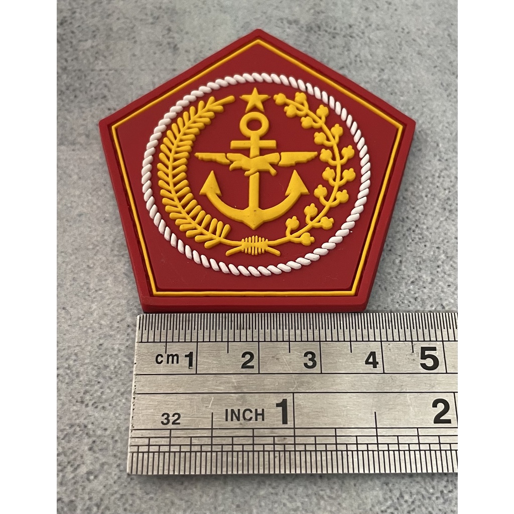 Patch Mabes TNI (Segilima) - Patch Velcro TNI  - Prepetan TNI - Velcro Karet Kotak