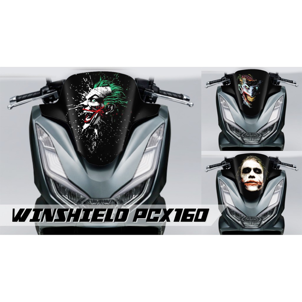 Sticker Windshield | Stiker Visor Decal PCX160 PCX150 JOKER