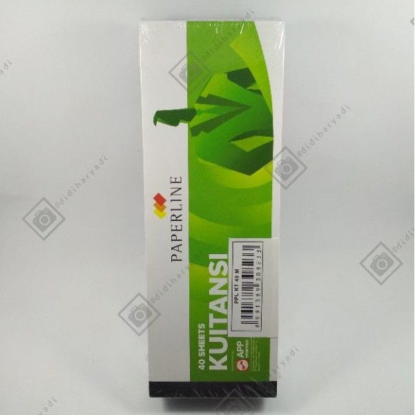

Kuitansi Paperline Kecil 40 Lembar PPL KT 40M