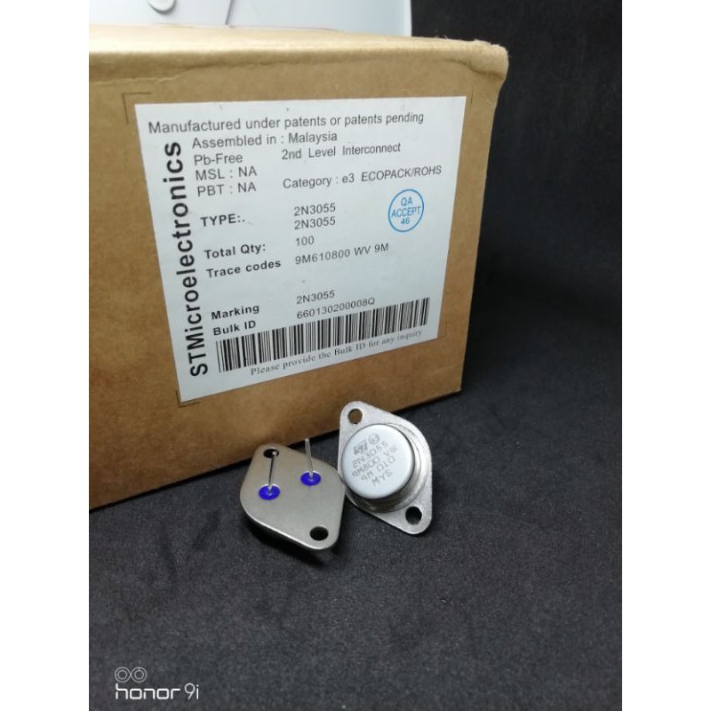 MJ2955 MJ3055 ST  TRANSISTOR JENGKOLAN