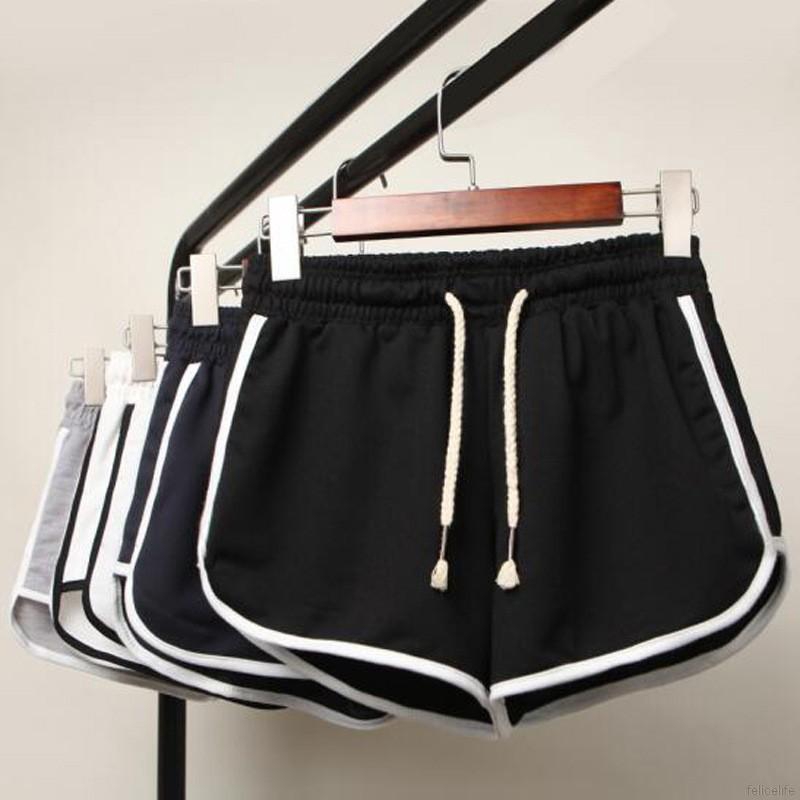  Celana  Pendek  Wanita  Casual High Waist Nyaman untuk Lari 