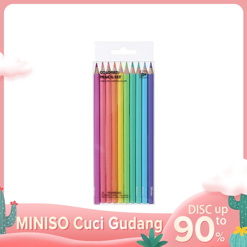 

Miniso Official Colored Pencil painting Set Pulpen (10 colors)
