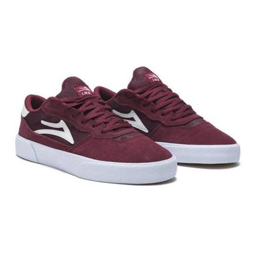 LAKAI CAMBRIDGE BURGUNDY SUEDE