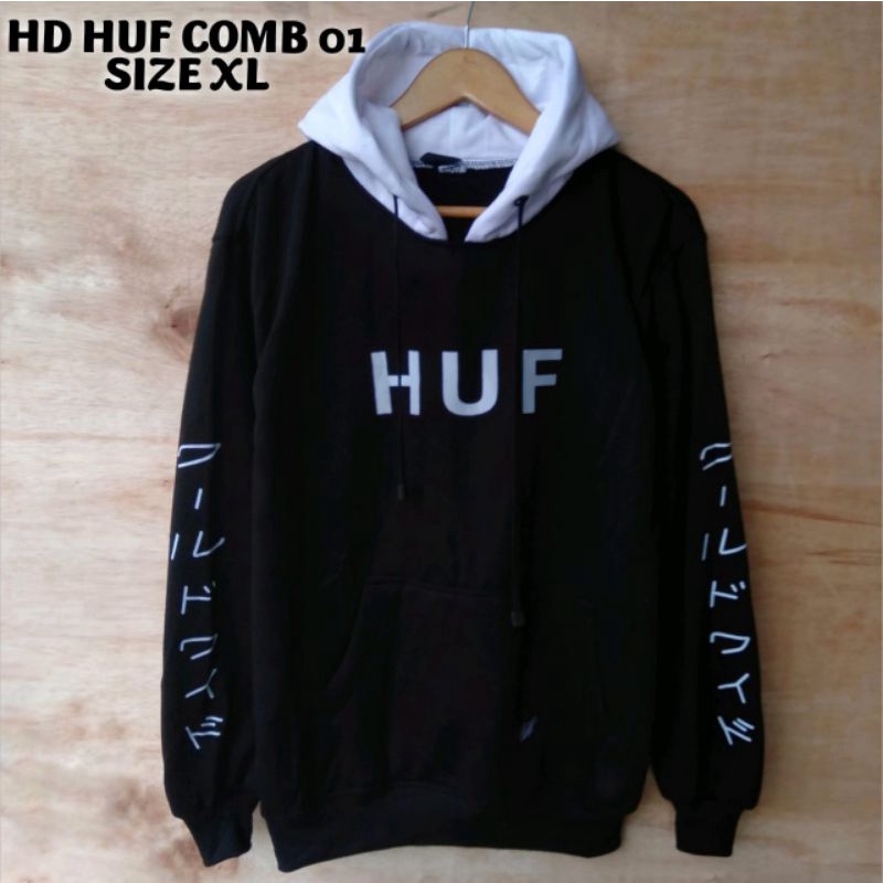 Hoodie distro Huf combinasi/Hoodie cowok cewek/Hoodie keren  kekinian