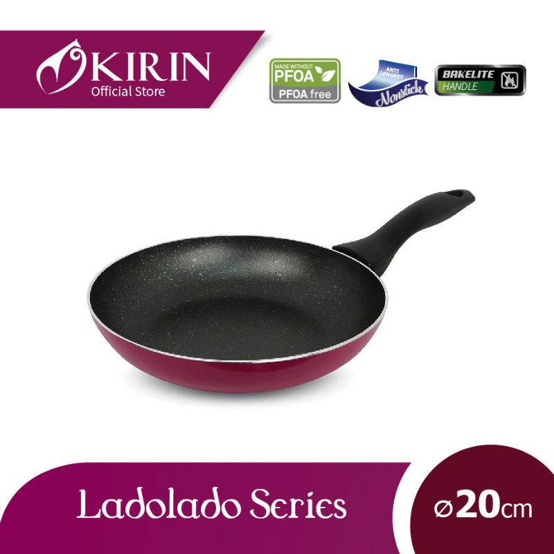 Panci Teflon Frypan 20cm Kirin Ladolado Series