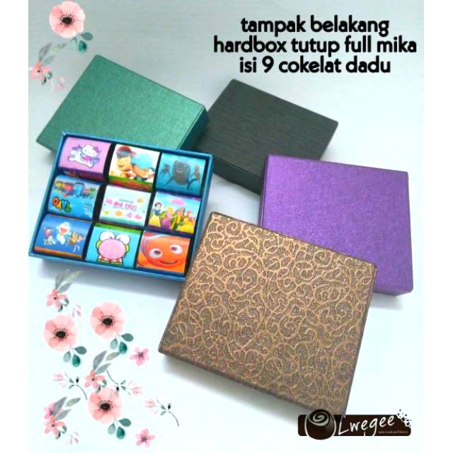

Box cokelat dadu isi 9