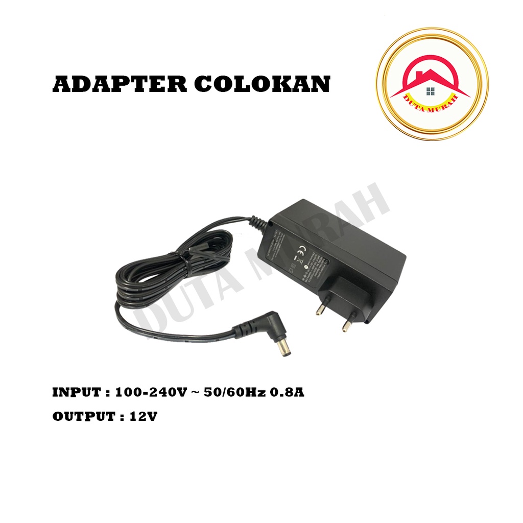 Adaptor Colokan CCTV 5A 12V / POWER SUPPLY UNTUK LAMPU STRIP ALL CCTV