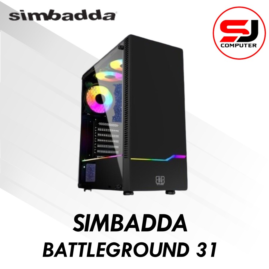 Casing Komputer Simbadda Battleground 31 BG-31 ATX Gaming Case