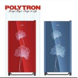 Kulkas (Cirebonkota) Polytron type glass door 15ANR/ANB 1pintu 150liter u/wilkotacirebon garansi5thn
