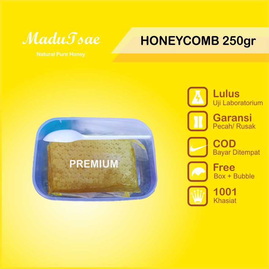 

[250 GR] MADU SARANG ASLI MURNI ORIGINAL PREMIUM MADU EPIS MELIFERA 250 GRAM