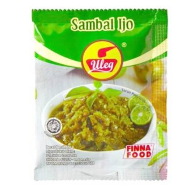 

Finna Sambel Uleg Ijo Sachet (1 renceng isi 10pcs)