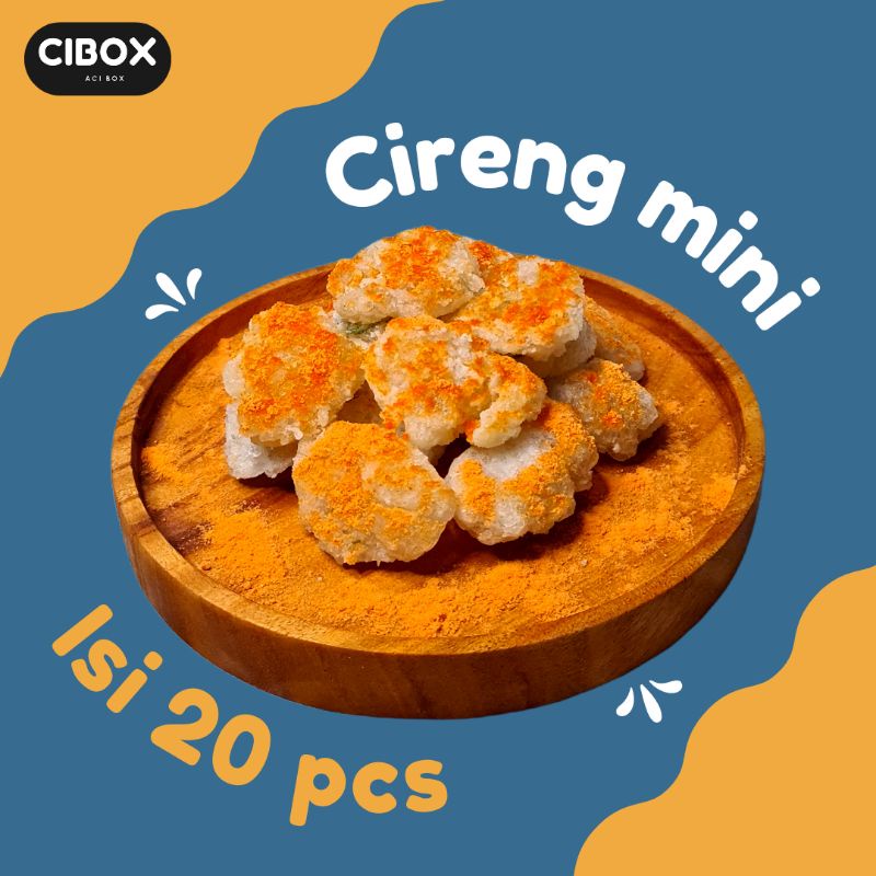 

Cibox Cireng Mini Crispy Pedas Bojot Balado