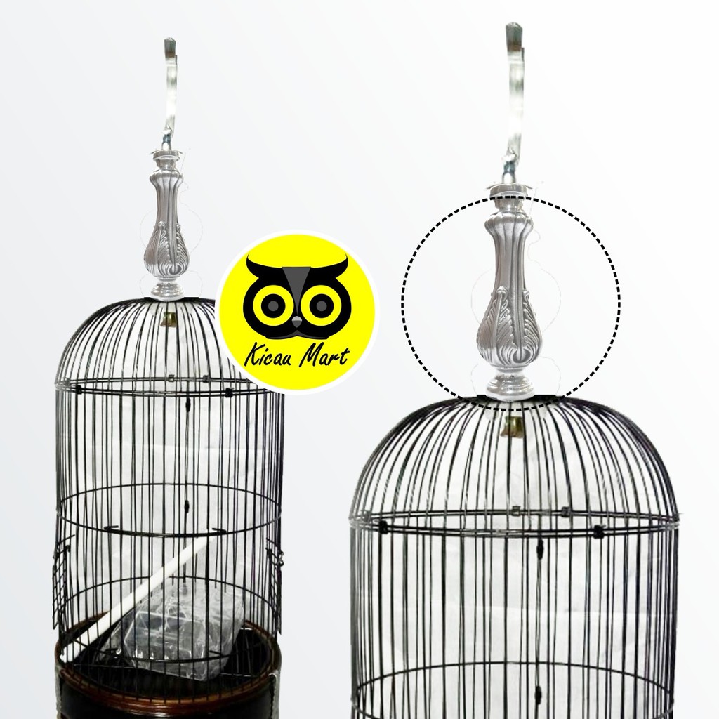 PION MOTIF DAUN UNTUK KEPALA GANTUNGAN SANGKAR KANDANG BURUNG BRANJANGAN PLECI CIBLEK PIONDAUN