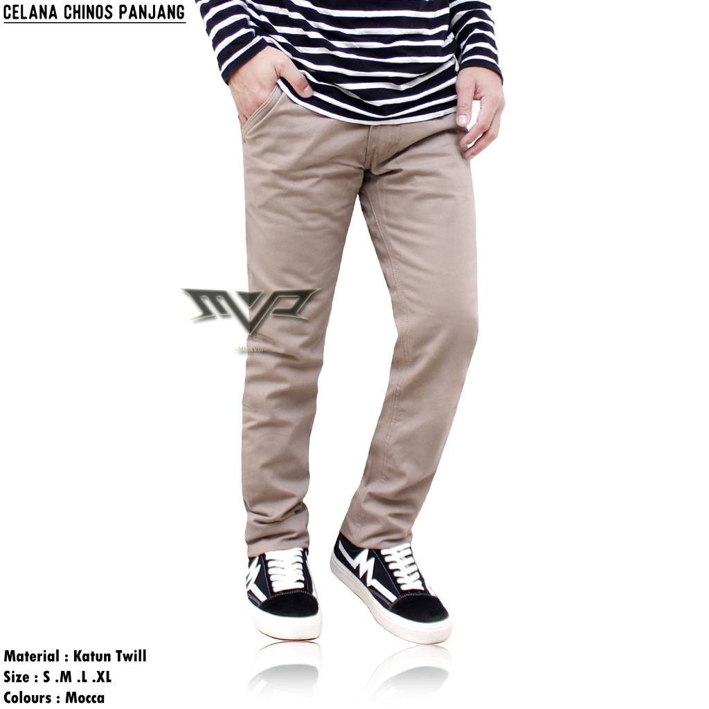 Celana Chino Formal Panjang Pria Terbaru Bisa COD Celana Cino Slimfit kantor