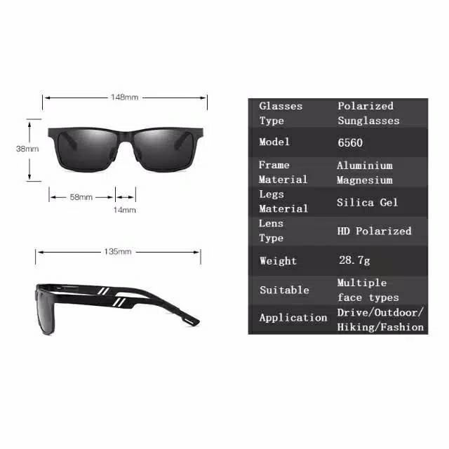 Kacamata Polarized Pria Masakini Anti UV