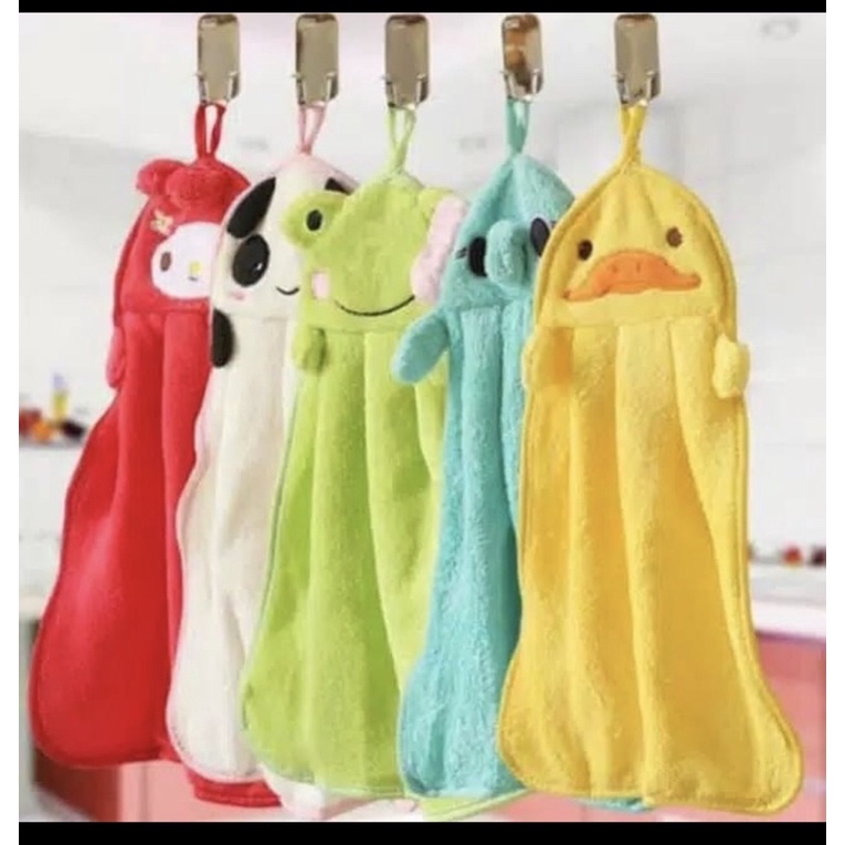 HAND TOWEL LAP TANGAN KARTUN MOTIF LUCU-BENUA DUNIA