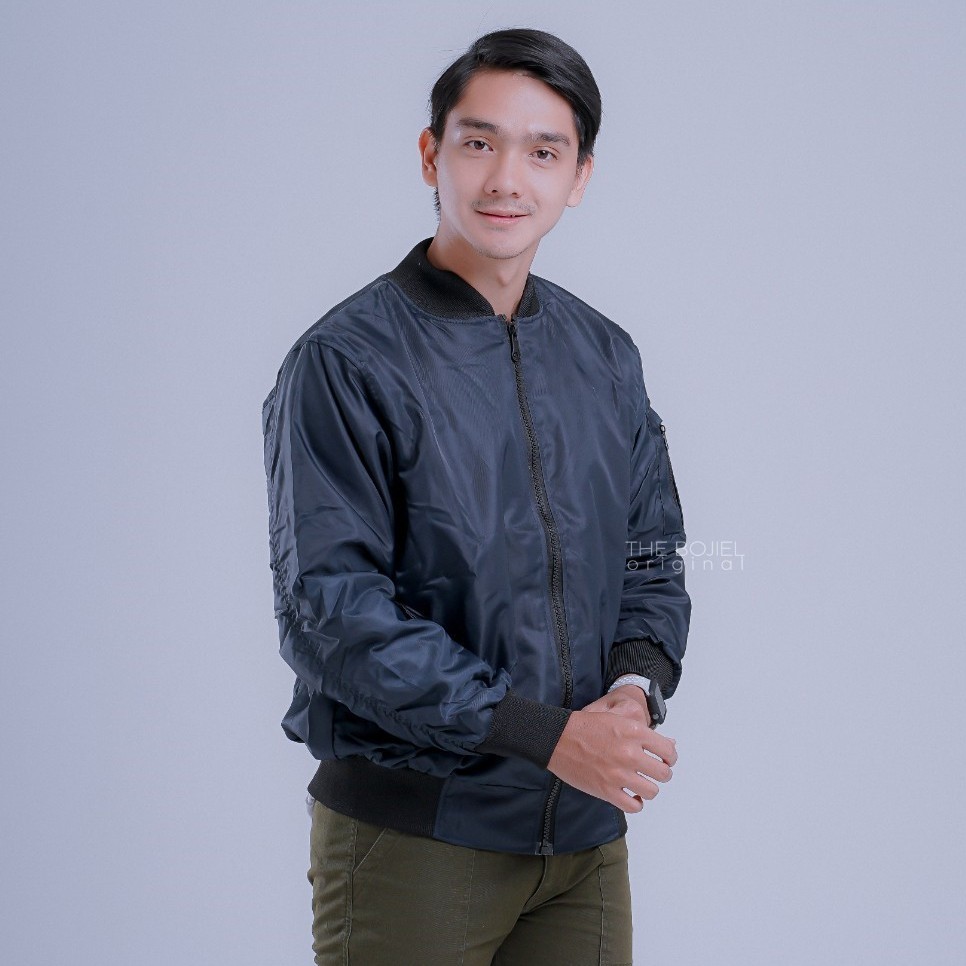 JAKET BOMBER POLOS PILOT / JAKET BOMBER POLOS PRIA