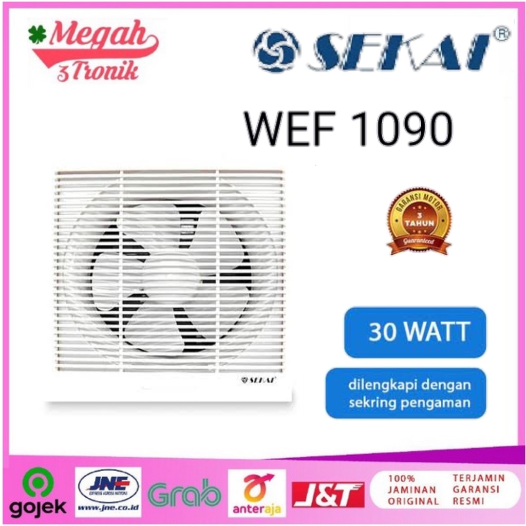 Jual Sekai Wall Exhaust Fan Wef Exhaust Tipe Dinding Cm Wef