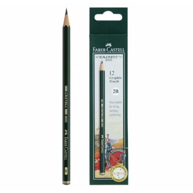 

Pensil Faber castell 2B 12 Pcs/ 1 Pack
