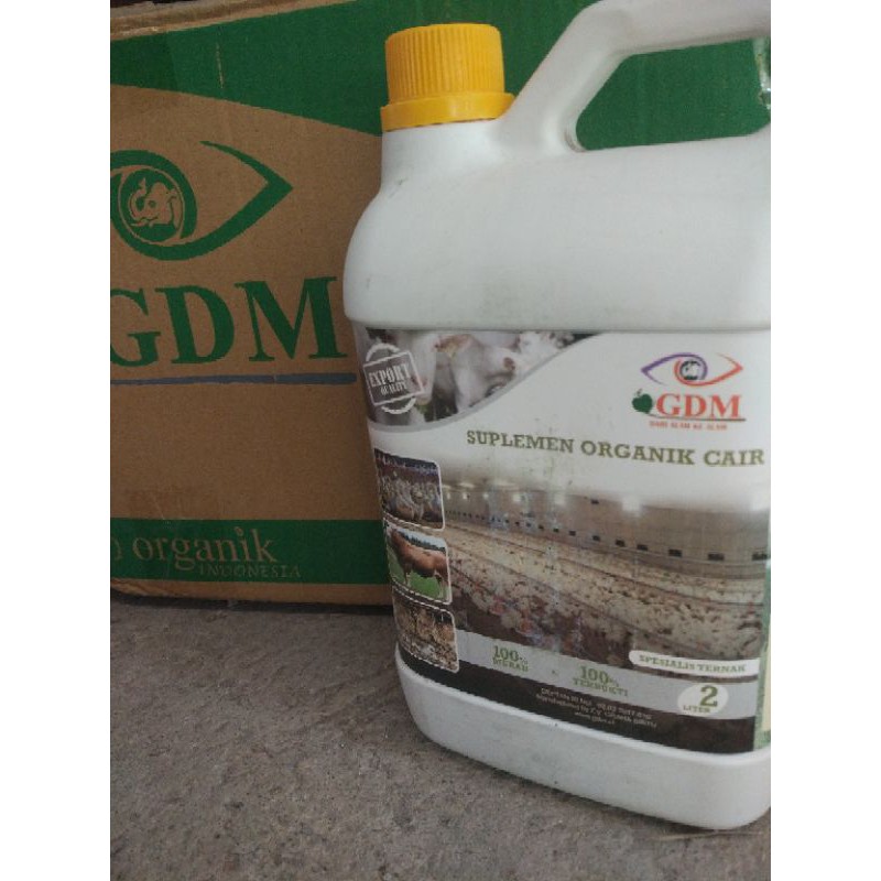 SOC GDM Suplemen organik untuk ternak 2 liter pakan obat penggemuk ayam sapi dll