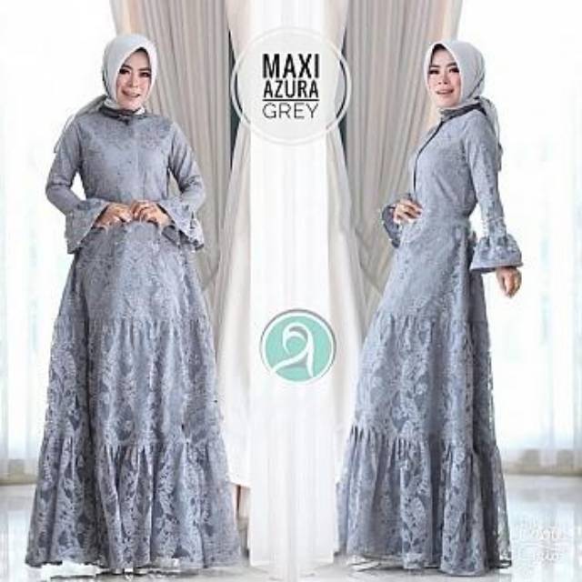 Paling Inspiratif Gamis Pesta Terbaru Shopee