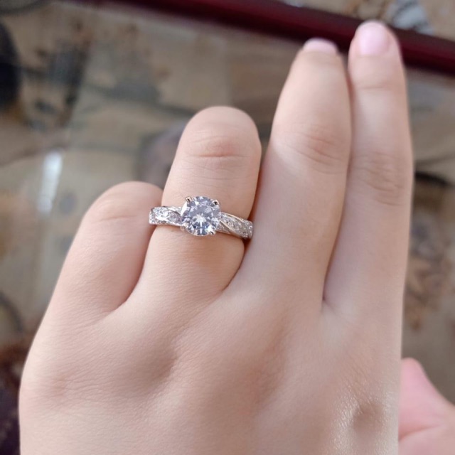 Cincin Silver Swarovski