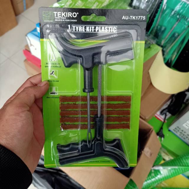 Alat tambal ban tubless tekiro gagang plastik