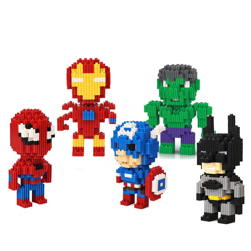 [Ready Stock] Avengers Nano Bricks 3D Blok Bangunan Set Mainan Untuk Hadiah