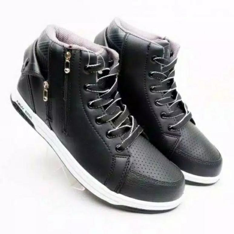 SEPATU SEKOLAH ANAK HITAM NEW ERA TUSCANY SEPATU SEKOLAH SIZE 30-42 "BLS.26Au22ᴱ"