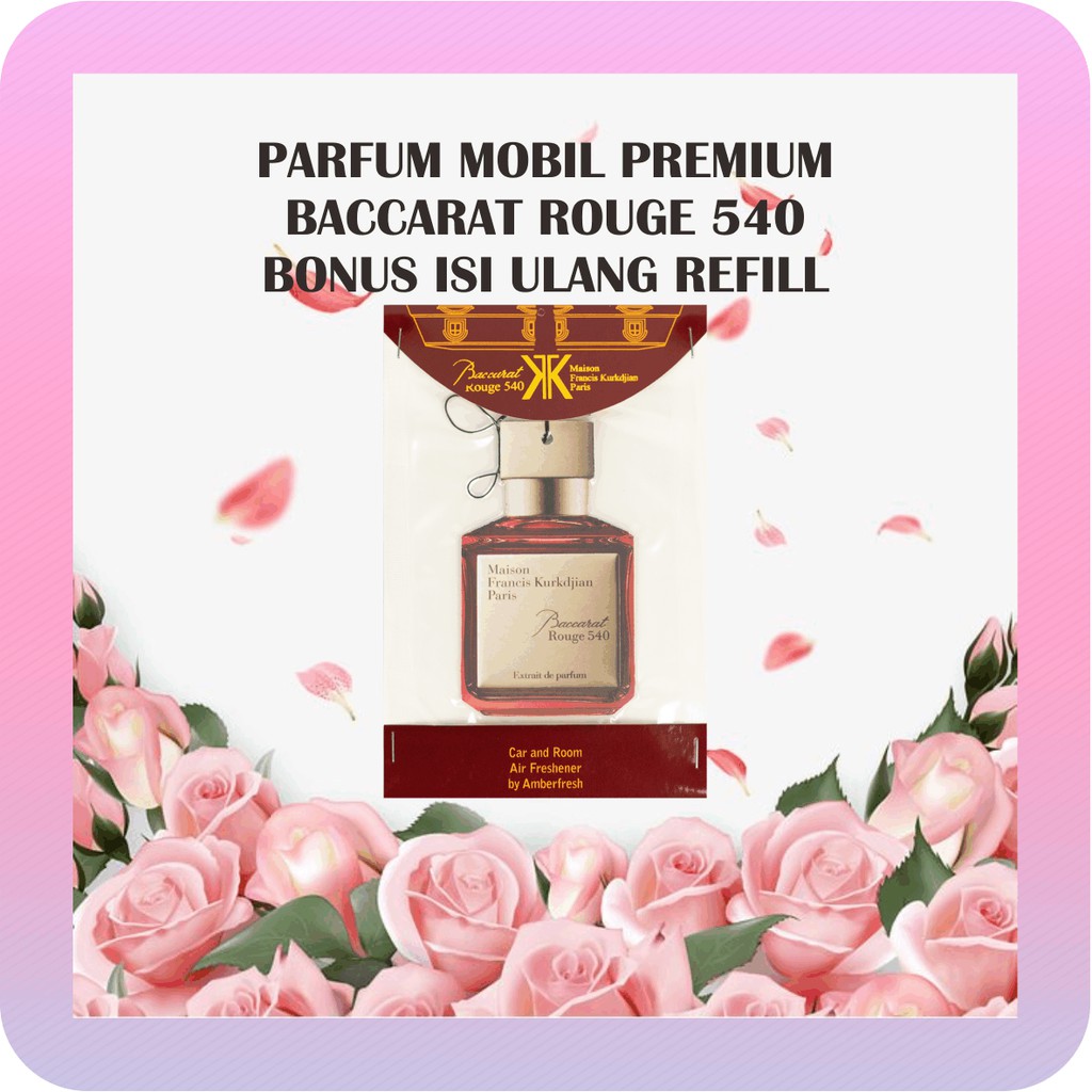 Parfum mobil BACCARAT  Premium Dengan Bonus ISI Ulang Refill