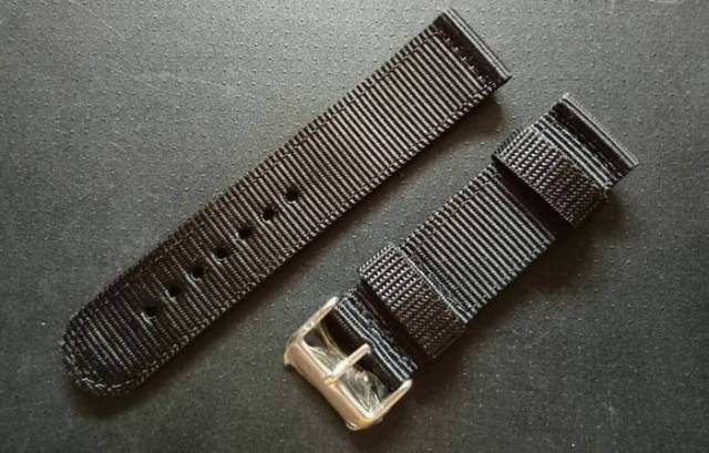 Tali jam tangan arloji kanvas strap army