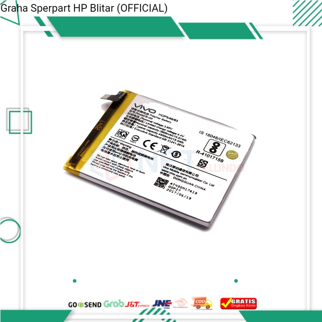 BATERAI VIVO V15 PRO / BATRE VIVO V15 PRO / B-G0 ORI 99%