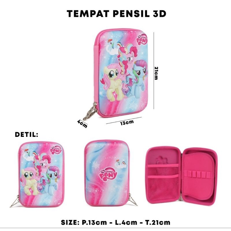 

Tempat Pensil karakter 3D