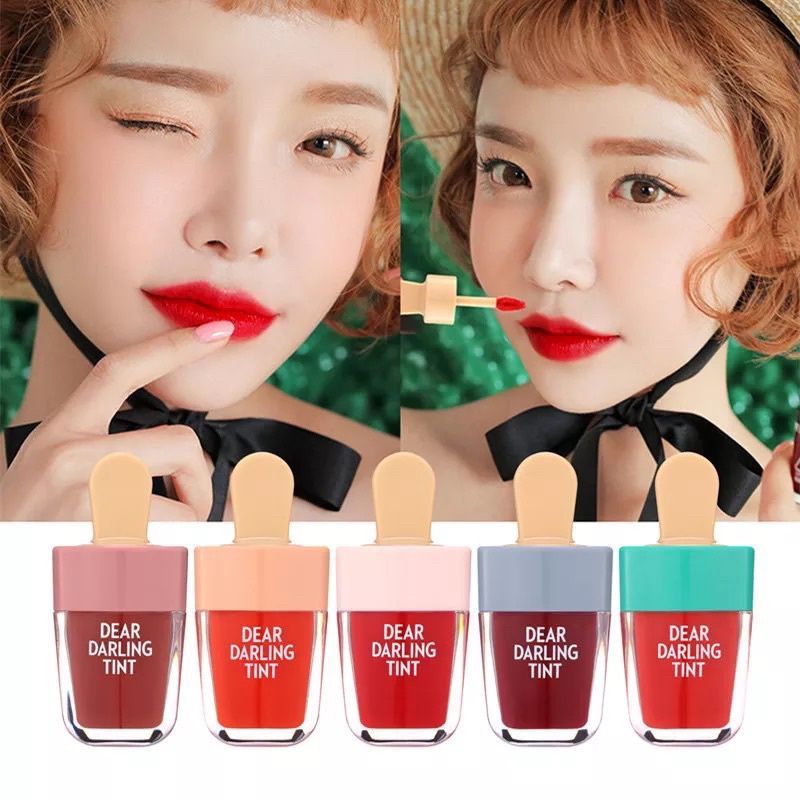 Etude House Dear Darling Ice Cream Gel Lip Tint / Dear Darling Water Gel Tint Ice Cream / Liptint Etude Ice Cream